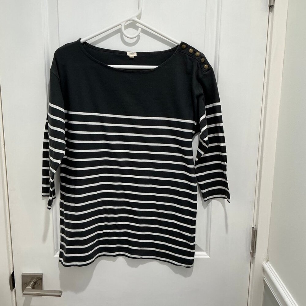 J.Crew Crewneck, women long sleeves Tee, excellent condition, size S